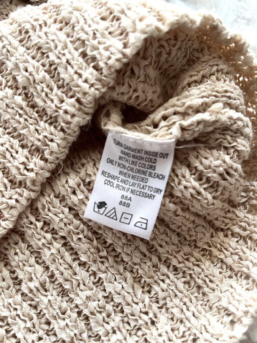 Vintage Designers Originals Studio Sweater Cardigan (Natural) L - Picture 7 of 15